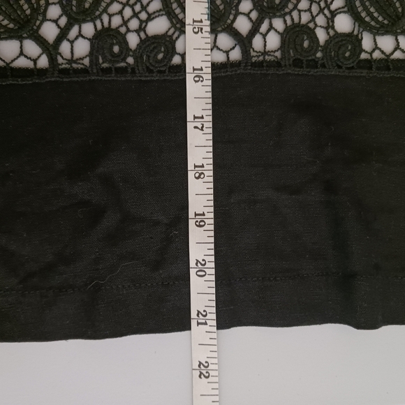 Suzy shier linen blend lace insert blazer - Picture 9 of 9